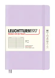 Блокнот Leuchtturm1917, Smooth Colours, Середній, М'яка обкладинка, Lilac, Лінія (365498)