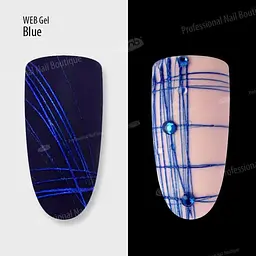 Гель павутинка PNB UV/LED Web Gel Blue 5 мл - мініатюра 3