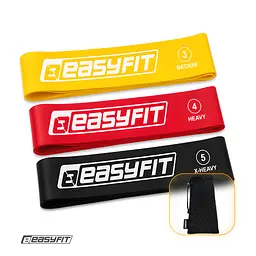 Гумові кільця для фітнесу EasyFit набір 3 шт