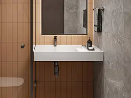 Умивальник Miraggio SOUL 900 Miramarble (8813319) Miramarble, Глянцевий, Підвісний, Білий - мініатюра 5