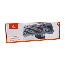 Клавіатура та миша Jeqang JK-968 USB кабель 1.4 м чорна (ЦЦУ-00033924_411) - мініатюра 4