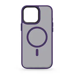 Чехол для Apple iPhone 15 Pro Max, Uniq MagCase, фиолетовый, противоударный, панель-накладка с MagSafe, ударопрочный TPU+PC, с магнитом MagSafe, поддержка полноценной беспроводной зарядки, ArmorStandart (ARM75310)
