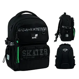 Рюкзак для початкової школи Kite Education 1022 Skater Чорний (K26-1022M-2) - мініатюра 2