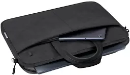 Сумка для ноутбука 15.6" Defender Solid, Black, екошкіра, 410х310х40 мм (26091) - мініатюра 3