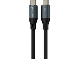 Кабель USB Type-C Proove PowerFull USB Type-C to USB Type-C 100W 1m Black (CCPF11002201) - мініатюра 2