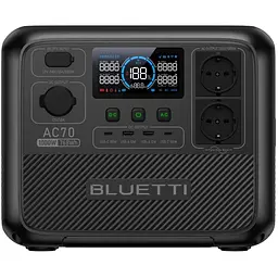 Зарядна станція Bluetti AC70 (1000W/768Wh)