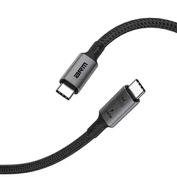 Дата кабель USB-C to USB-C 1.0m USB4 40Gbps 240W 8K60Hz black Armorstandart (ARM81921) - мініатюра 7