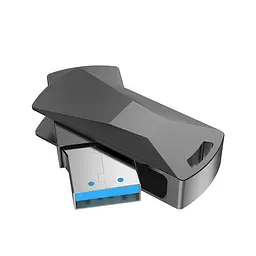 Флешка металева Hoco UD5 128 GB USB 3.0 Flash Disk Wisdom high-speed flash drive - мініатюра 3