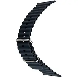 Ремінець Apple Watch Silicone Ocean Band Ultra 42/44/45/46/49 мм Темно-сірий