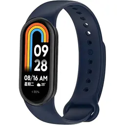 Ремінець DK CDK для Xiaomi Mi Smart Band 10 Silicone Sport Band (015812) (dark blue)