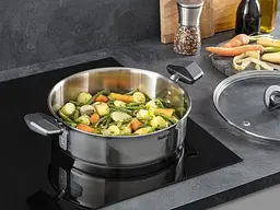 Сотейник Tefal Emotion+ з кришкою 24 см нержавіюча сталь (E3067045) - мініатюра 4