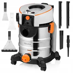 Пилосос Zeegma Zonder PRO AQUA професійний миючий Silver