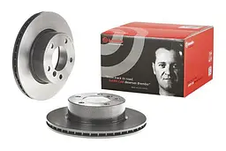 Диск гальмівний передній вентильований Bmw 1 03-13р Brembo (09.9750.11)