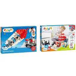 Конструктор PolyM Пригодницька ракета 138 деталей (760025) - мініатюра 8
