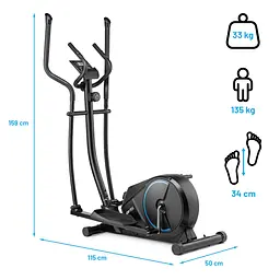 Орбітрек Gymtek XC1500 магнітний синій - мініатюра 19