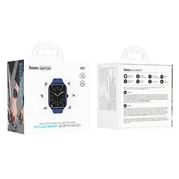 Смарт-годинник Hoco Y27 Smart sports watch (call version) Blue - мініатюра 5