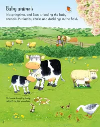 Poppy and Sam's Animals Sticker Book - мініатюра 6