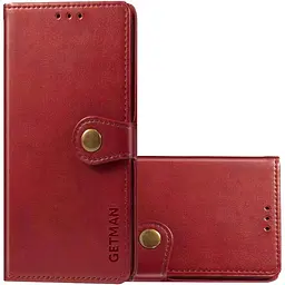 Чохол-книжка GETMAN Gallant Cover Case для Xiaomi Redmi 12C/11A Red [84403] - мініатюра 1