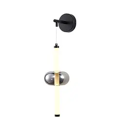 Бра настінне LED Levistella 788W39341 BK+SM, 5W, 4000K, чорний+сірий, сучасний стиль - мініатюра 2