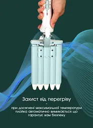 Плойка для волосся VGR з керамічним покриттям, п'ять хвиль, 90 Вт - мініатюра 9