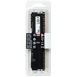 Модуль пам'яті для комп'ютера DDR4 16GB 3200 MHz Beast Black Kingston Fury (ex.HyperX) (KF432C16BB1/16WP) - мініатюра 6