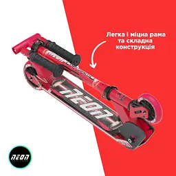 Самокат Neon Dynamo червоний - мініатюра 4