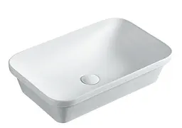 Раковина накладна Volle Amar 60x37x14 см white 1301.005560, Білий