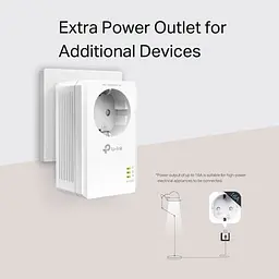 Адаптер TP-Link Powerline TL-PA7017PKIT 2PK AV1000 1xGE розетка - мініатюра 4