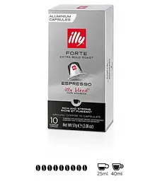 Набор кофе в капсулах ILLY Espresso Forte 100 капсул (10 п. х 10 шт.) - мініатюра 5