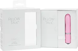 Розкішний вібратор PILLOW TALK - Flirty Pink з кристалом Swarovski, гнучка головка - мініатюра 10