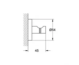 Гачок Grohe Essentials 40364001, Хром - мініатюра 2