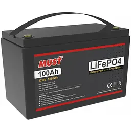 Акумулятор Must LFP15-24100 LiFePo4 24V 100Ah