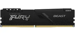 Модуль памятi DDR4 2x16GB/3200 Kingston Fury Beast Black (KF432C16BBK2/32) - мініатюра 5