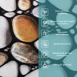 Килимок вологопоглинаючий Wall Sticker 40х60х3 мм SW-00002551 - мініатюра 4