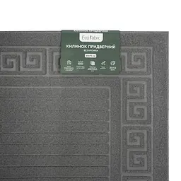 Килимок придверний Eco Fabric Смужки без кромки сірий 45 х 75 см (4575-008) - мініатюра 7