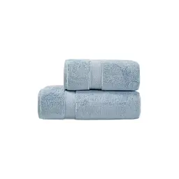 Рушник махровий Lotus Home - Grand soft twist blue блакитний 50x90 - мініатюра 6