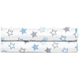 Простирадло полуторне Cosas Stars CS3 155х240 см (StarsClear_GreyBlue_155s)