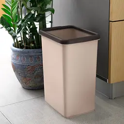 Відро для сміття MBM My Home 12 л бежеве (BIN-02 12L BEIGE) - мініатюра 4
