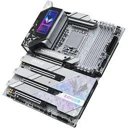 Материнська плата Maxsun iCraft LGA1851, Z890 ARCTIC, Z890, 4xDDR5, Int.Video(CPU), 4xSATA3, 1xPCI-E 16x 5.0, 1x PCI-E 8x 5.0, 2xPCI-E 4x 4.0, 4xM.2, RTL8126, 9xUSB3.2, 2xType-C, DP/HDMI, WIFI7+BT5.4, 16 Phase, Debug, ARGB, ATX - мініатюра 2
