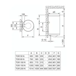 Бойлер TIKI TGR150N_PRIMEM150 (700174) - мініатюра 4