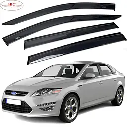 Дефлектори вікон вітровики HIC для Ford Mondeo IV 2007-2013 седан Оригінал (fo38)