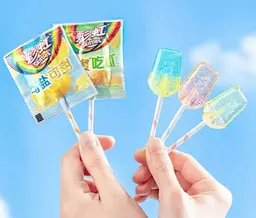 Льодяники на паличці Skittles Lollipops Real Fruit Tea Oriental 54г - мініатюра 5