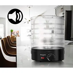 Сушарка дегідратор Mozano Food Dehydrator 500 W Black - мініатюра 6