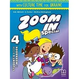 Zoom in 4 SB+WB with CD-ROM with Culture Time for Ukraine