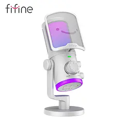 Мікрофон Fifine AM6W USB White (AM6W) - мініатюра 2