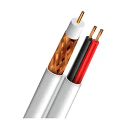 Кабель коаксіальний RG-59+2*0.5 CU 0.8mm Indoor Trinix 305m (35-00030) - мініатюра 1