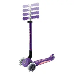 Самокат Globber серії Elite Lights фіолетово-рожевий Колеса з підсвічуванням (439-603-3) - мініатюра 8