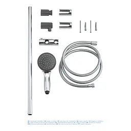 Душовий гарнітур Grohe QuickFix Vitalio Start 100 27948000, Хром - мініатюра 3