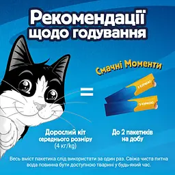 Набір вологий корм для дорослих котів Felix cмачні моменти додатковий з куркою 4 шт. х 10 г - мініатюра 9