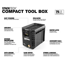 Ящик для інструментів TOUGHBUILT TB-B1-B-60C StackTech компактний - мініатюра 3